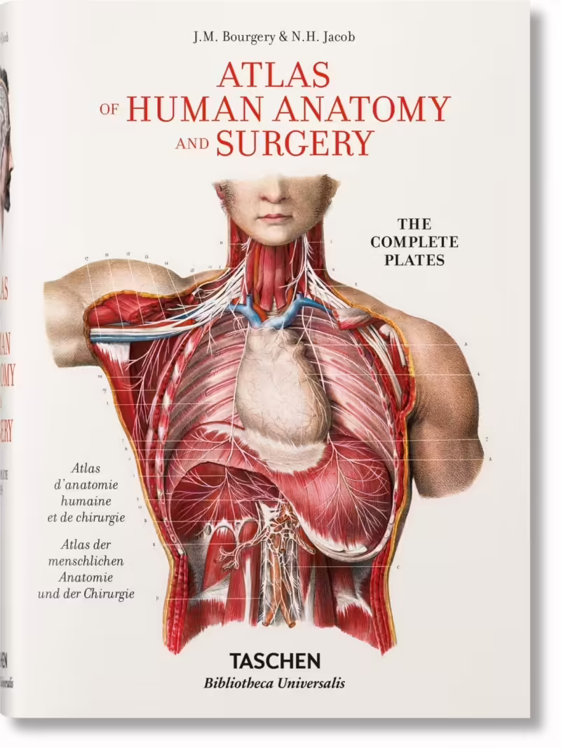 Корицата на Atlas of Human Anatomy and Surgery