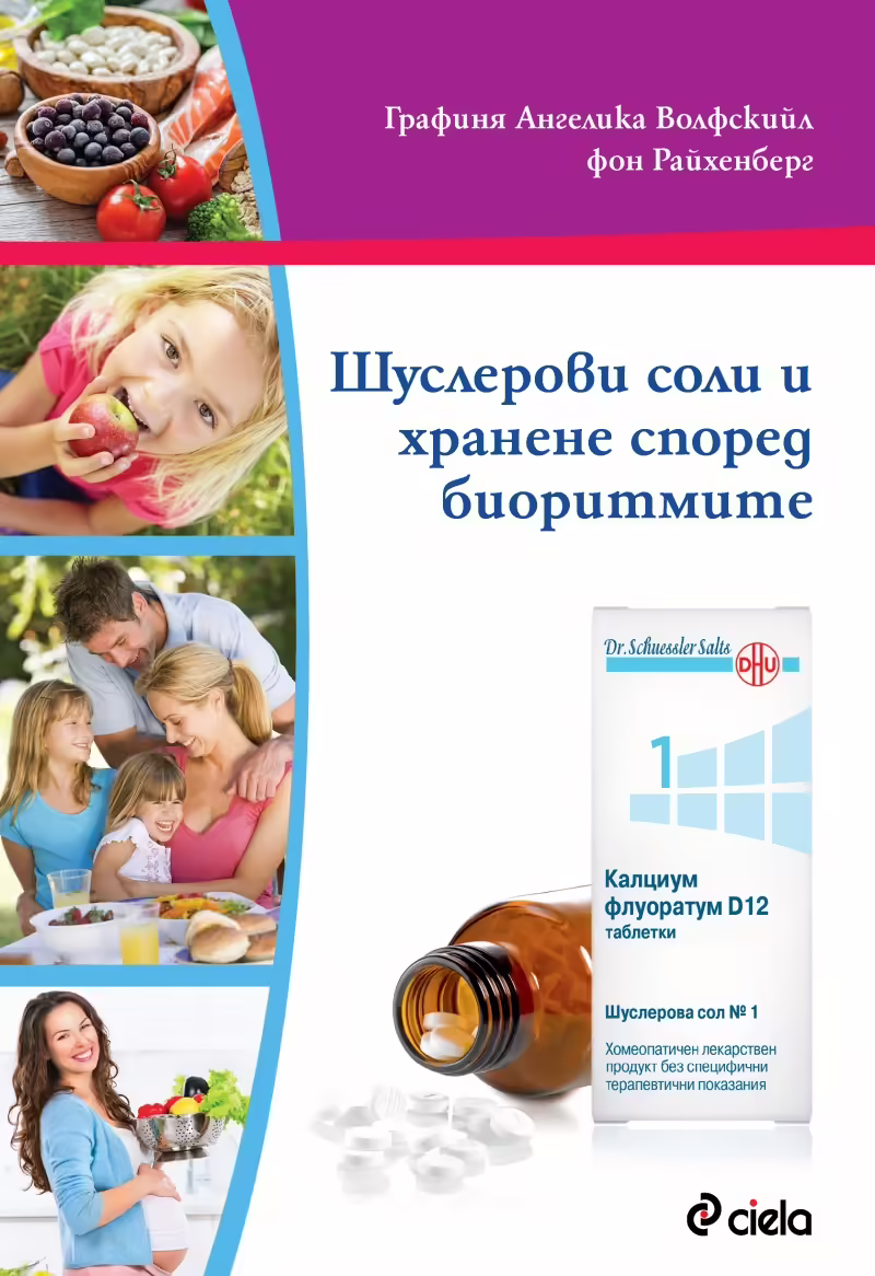 Корицата на Шуслерови соли и хранене според биоритмите