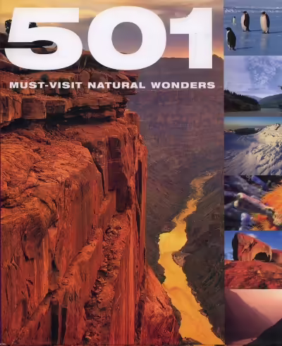 Корицата на 501 Must- Visit Natural Wonders