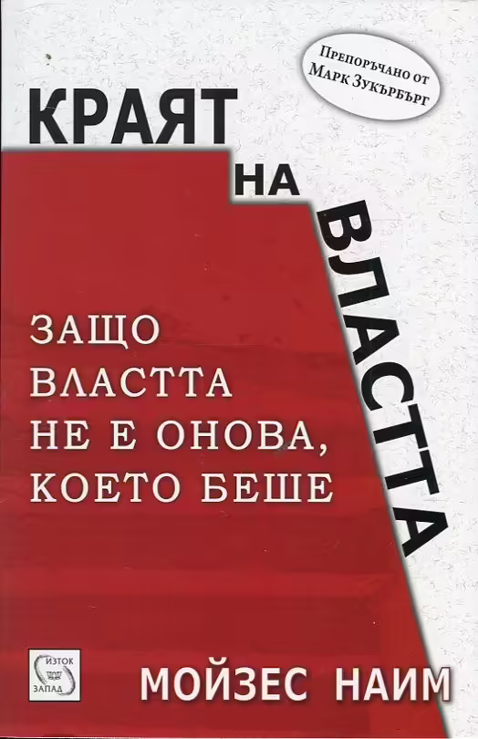 Корицата на Краят на властта
