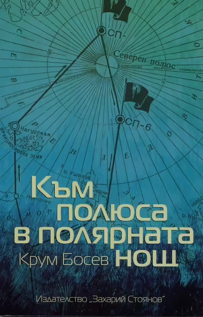 Корицата на Към полюса в полярната нощ